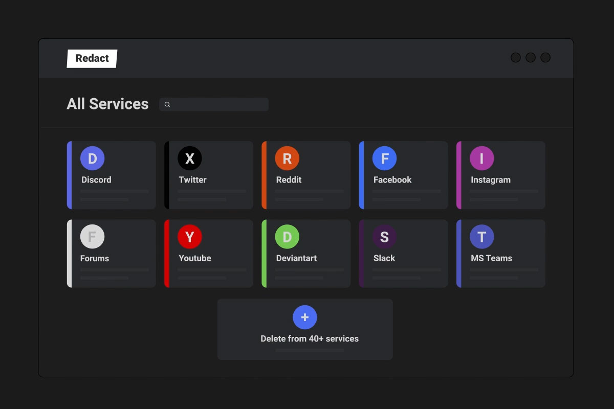 Redact app preview